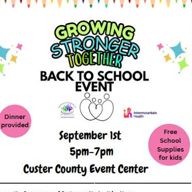 Growing Stronger Back to School Event
