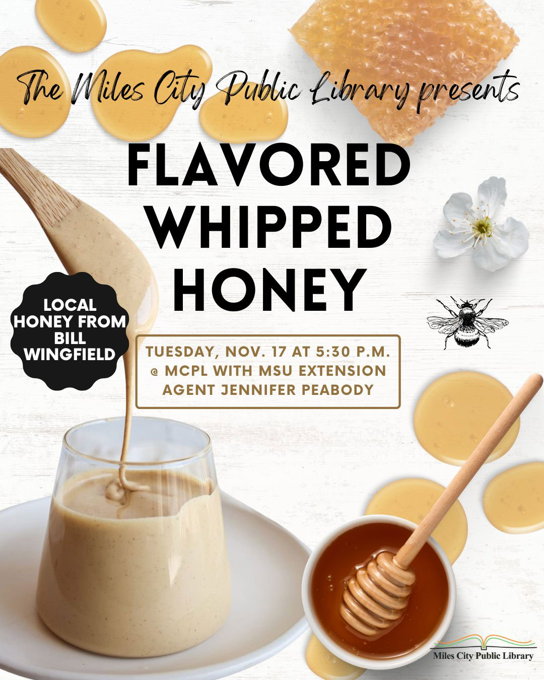 Flavored Whipped Honey