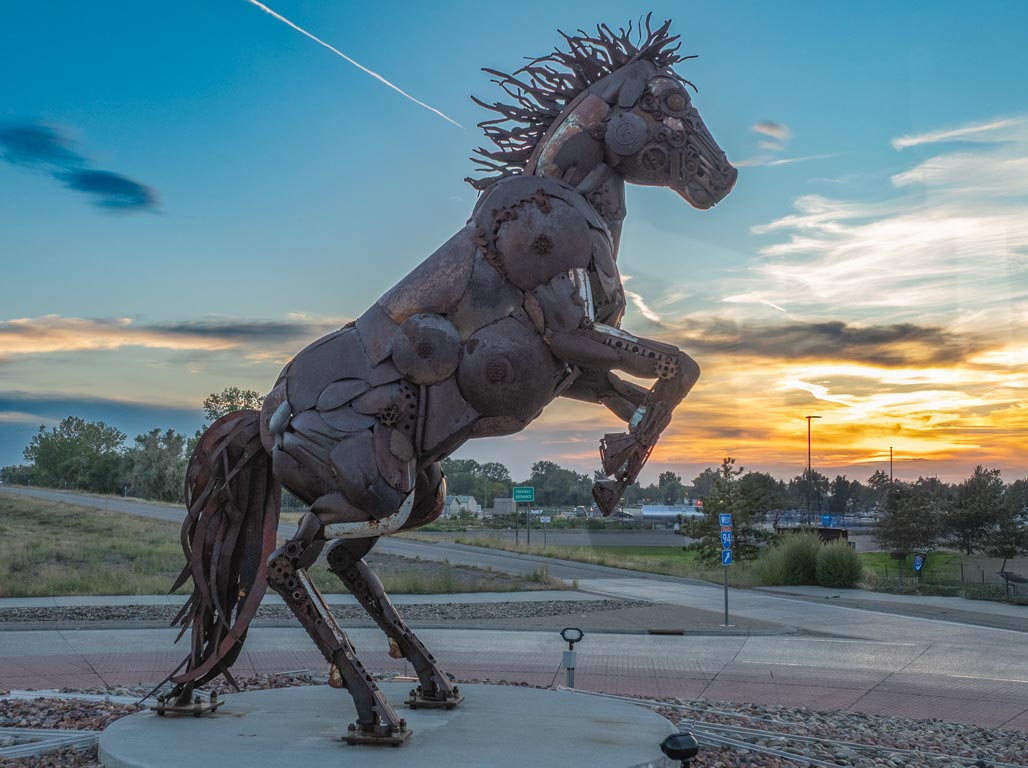 Steele Grit Sculpture